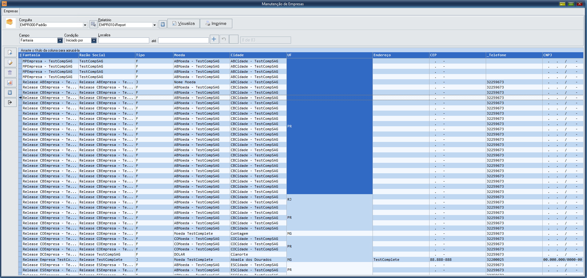 Sag Software 00.010 - Empresas | SAG Software